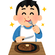 syokuji_steak_man.png